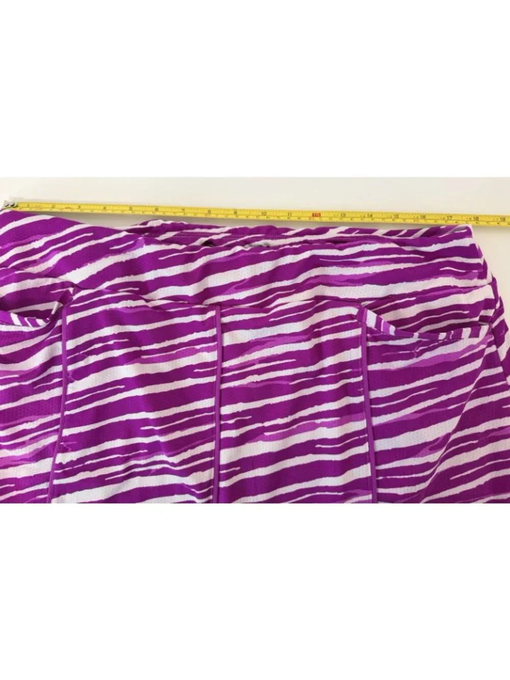 TAIL Purple Tiger Print Tennis Golf Pickleball Activewear Skort Sz XL Beach